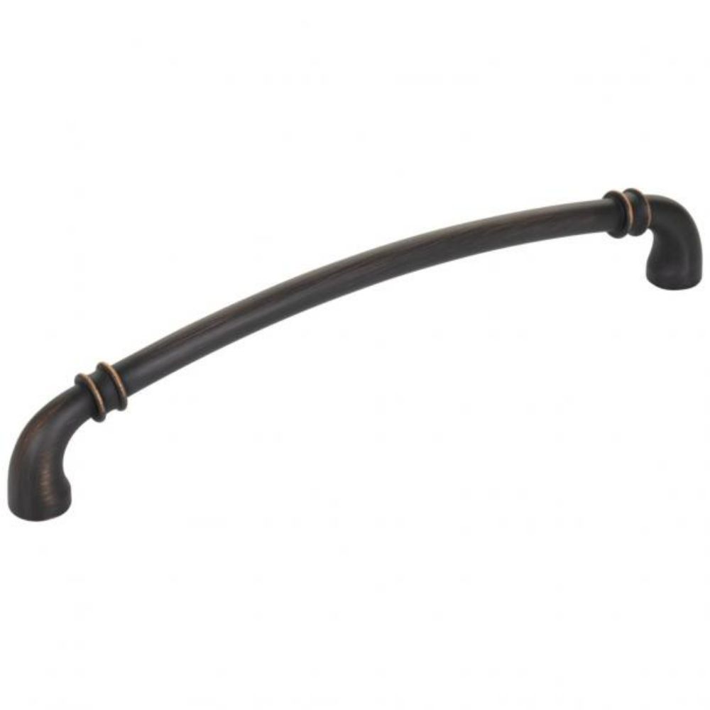 Jeffrey Alexander by Hardware Resources 445-192DBAC Marie 8-3/16" Overall Length Cabinet Pull in Brushed Oil Rubbed Bronze