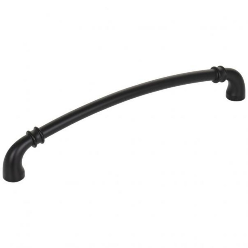 Jeffrey Alexander by Hardware Resources 445-192MB Marie 8-3/16" Overall Length Cabinet Pull in Matte Black
