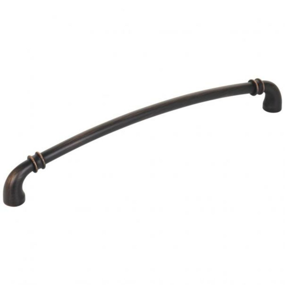 Jeffrey Alexander by Hardware Resources 445-224DBAC Marie 9-7/16" Overall Length Cabinet Pull in Brushed Oil Rubbed Bronze