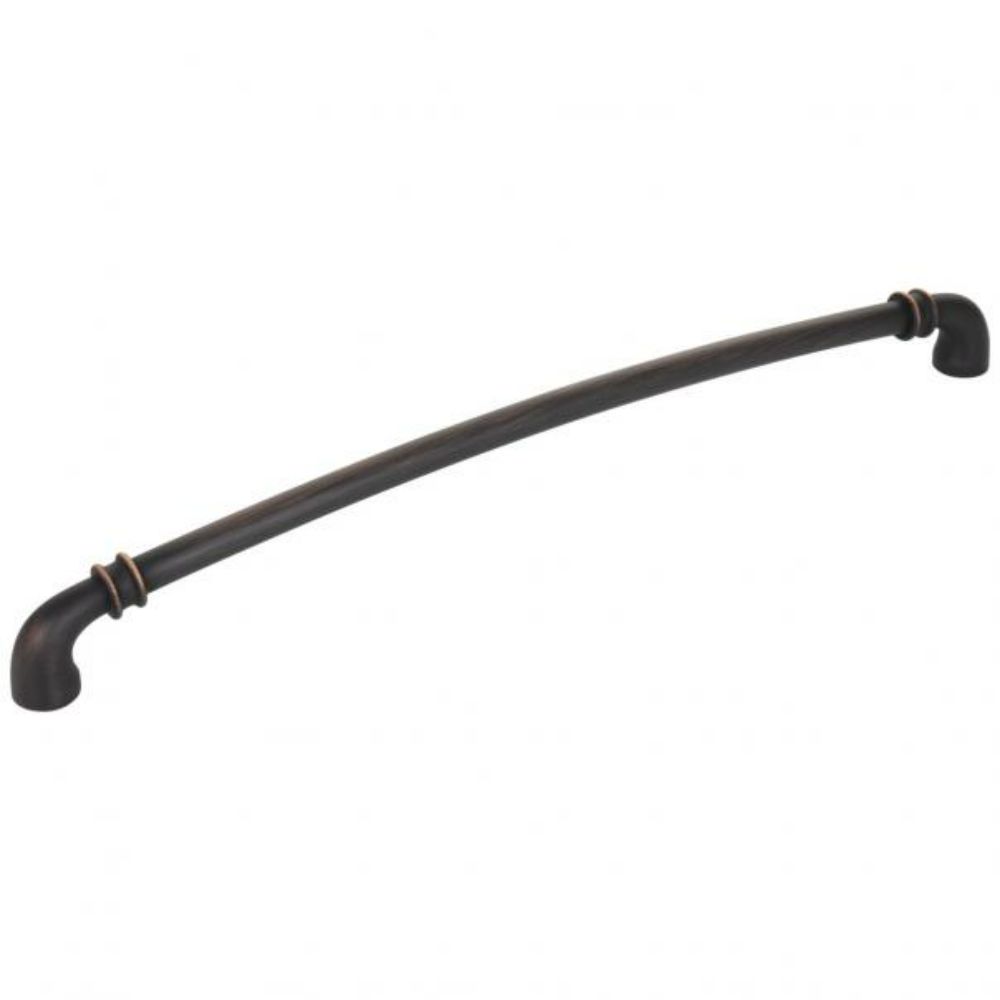 Jeffrey Alexander by Hardware Resources 445-305DBAC Marie 12-11/16" Overall Length Cabinet Pull in Brushed Oil Rubbed Bronze