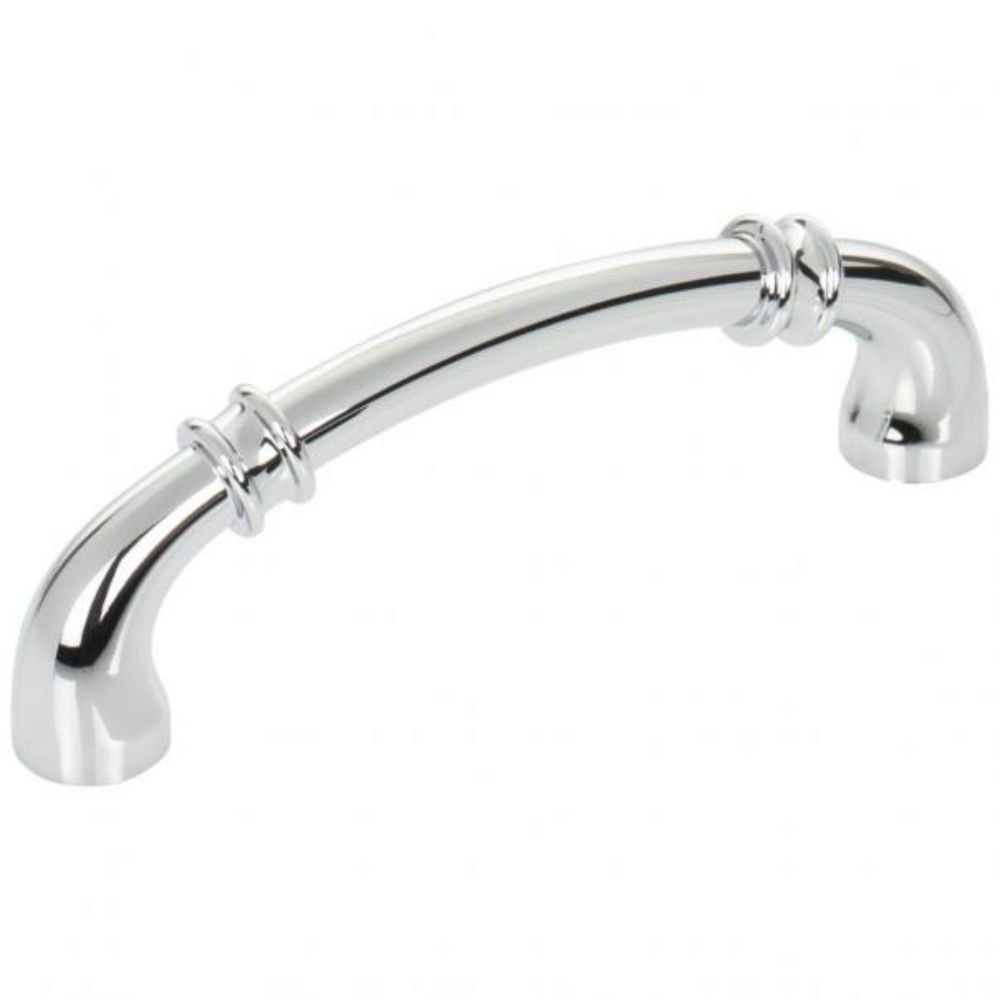 Jeffrey Alexander by Hardware Resources 445-96PC Marie 4-3/8" Overall Length Cabinet Pull in Polished Chrome