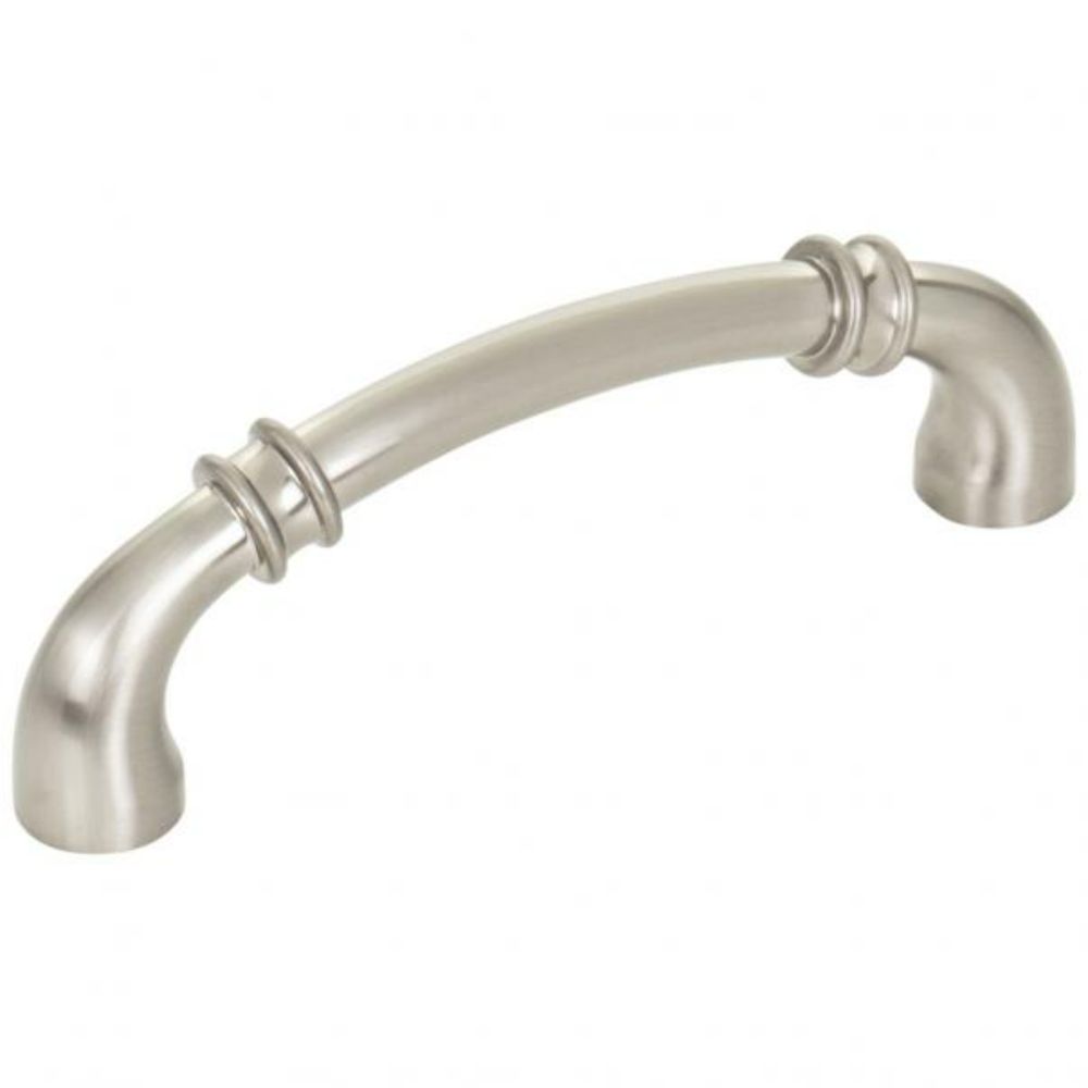 Jeffrey Alexander by Hardware Resources 445-96SN Marie 4-3/8" Overall Length Cabinet Pull in Satin Nickel