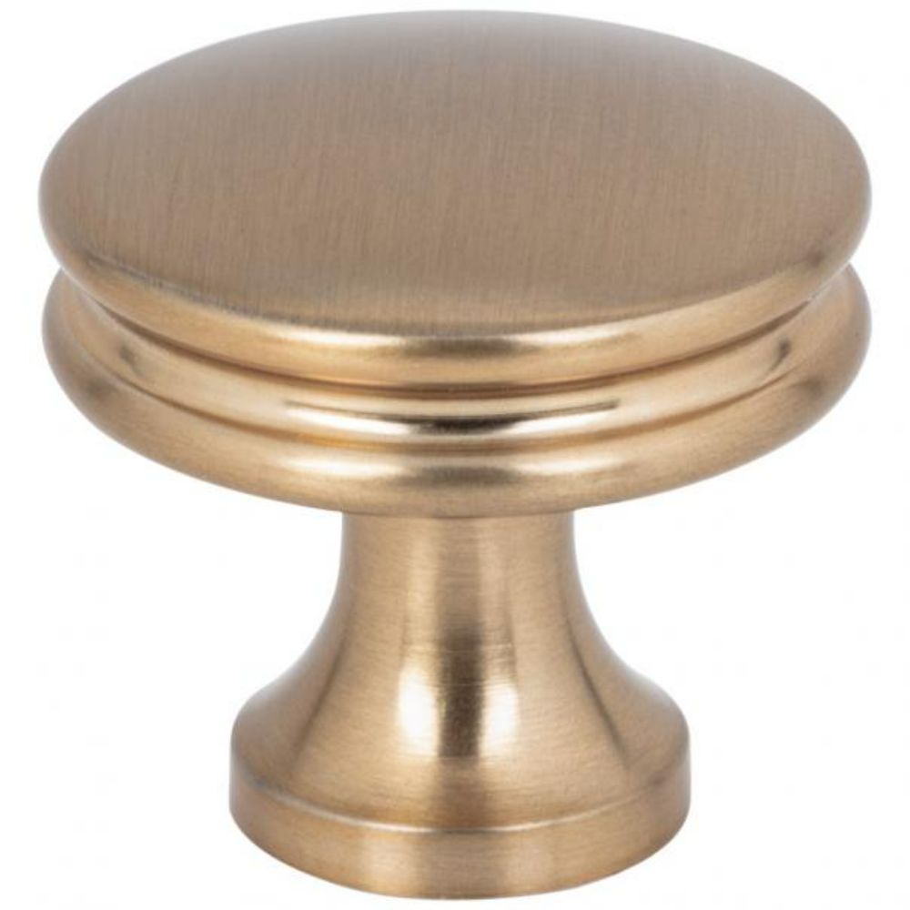 Jeffrey Alexander by Hardware Resources 445SBZ Marie 1-1/4" Diameter Cabinet Mushroom Knob in Satin Bronze