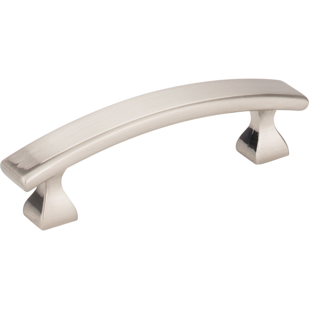 Hardware Resources 449-3SN 4" Overall Length Cabinet Pull in Satin Nickel