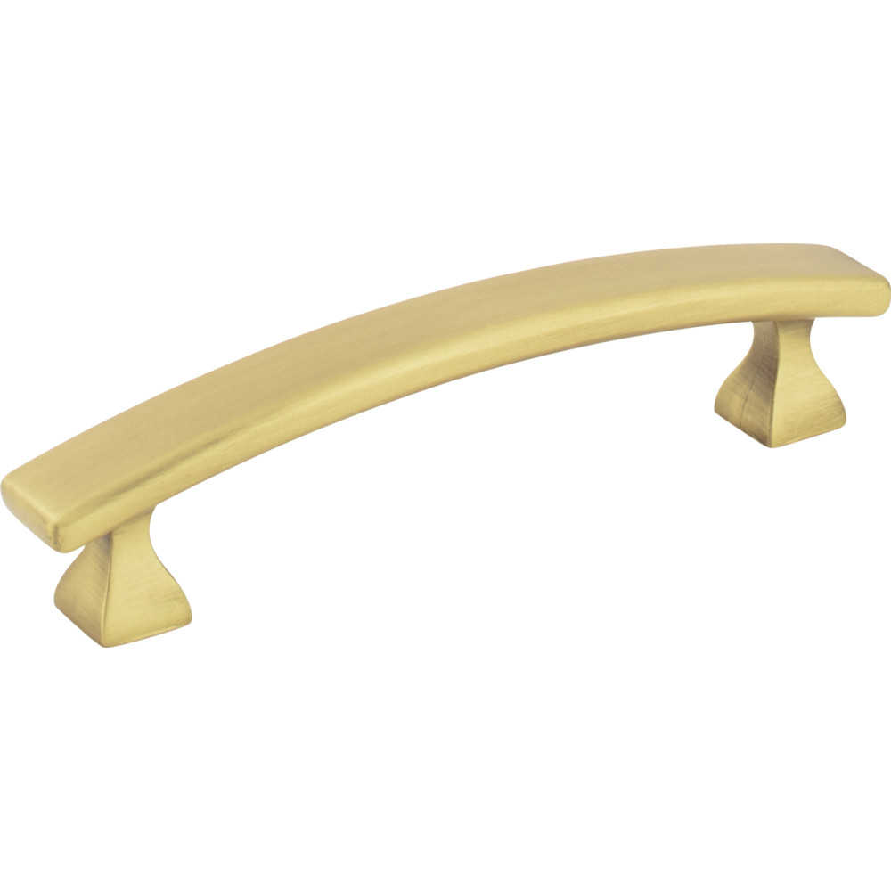 Elements by Hardware Resources 449-96BG Hadly Cabinet Pull 4-3/4" Overall Length. Holes are 96 mm center-to-center. Finish in Brushed Gold