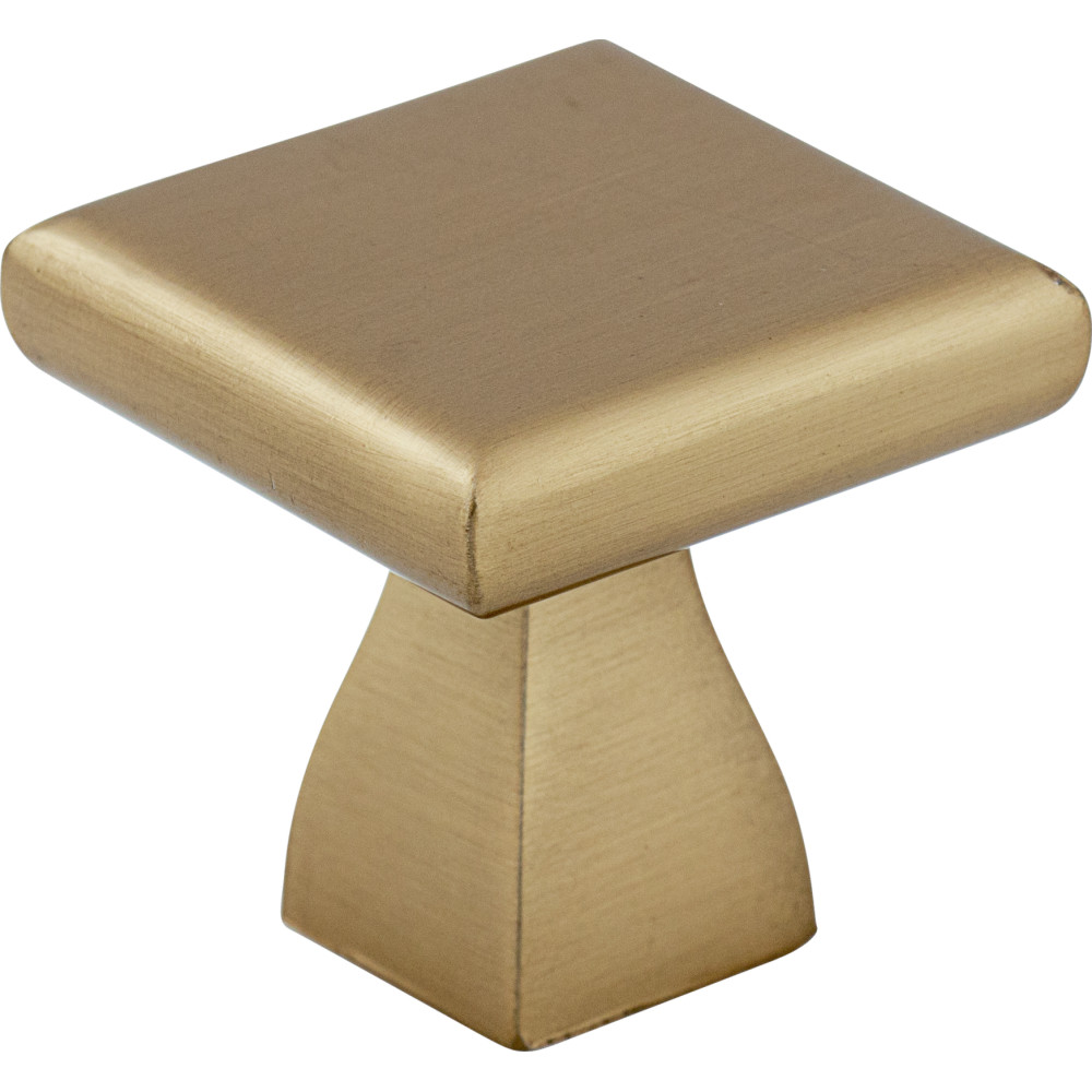Elements by Hardware Resources 449SBZ Hadly Cabinet Knob 1" Diameter Square. Finish in Satin Bronze