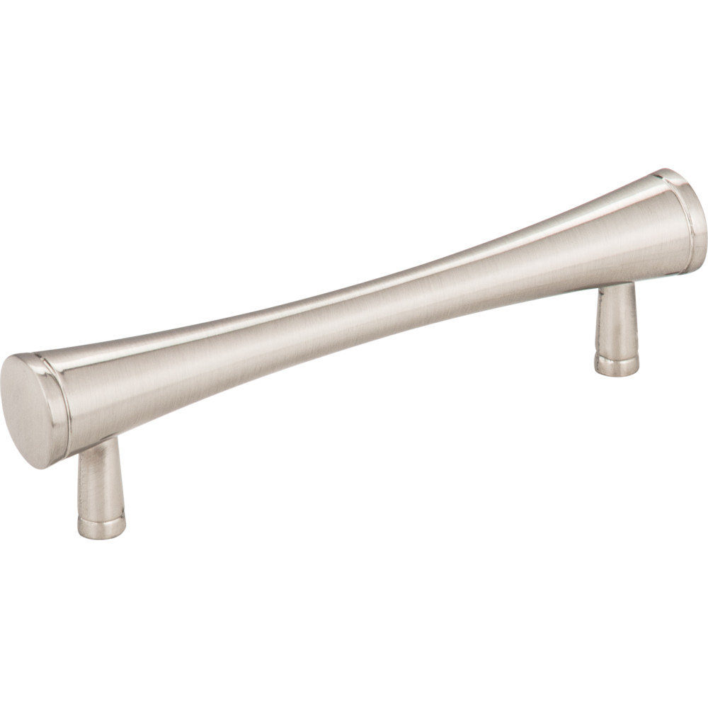 Elements by Hardware Resources 475SN 4-3/4" overall length zinc die cast cabinet bar pull.  Holes
