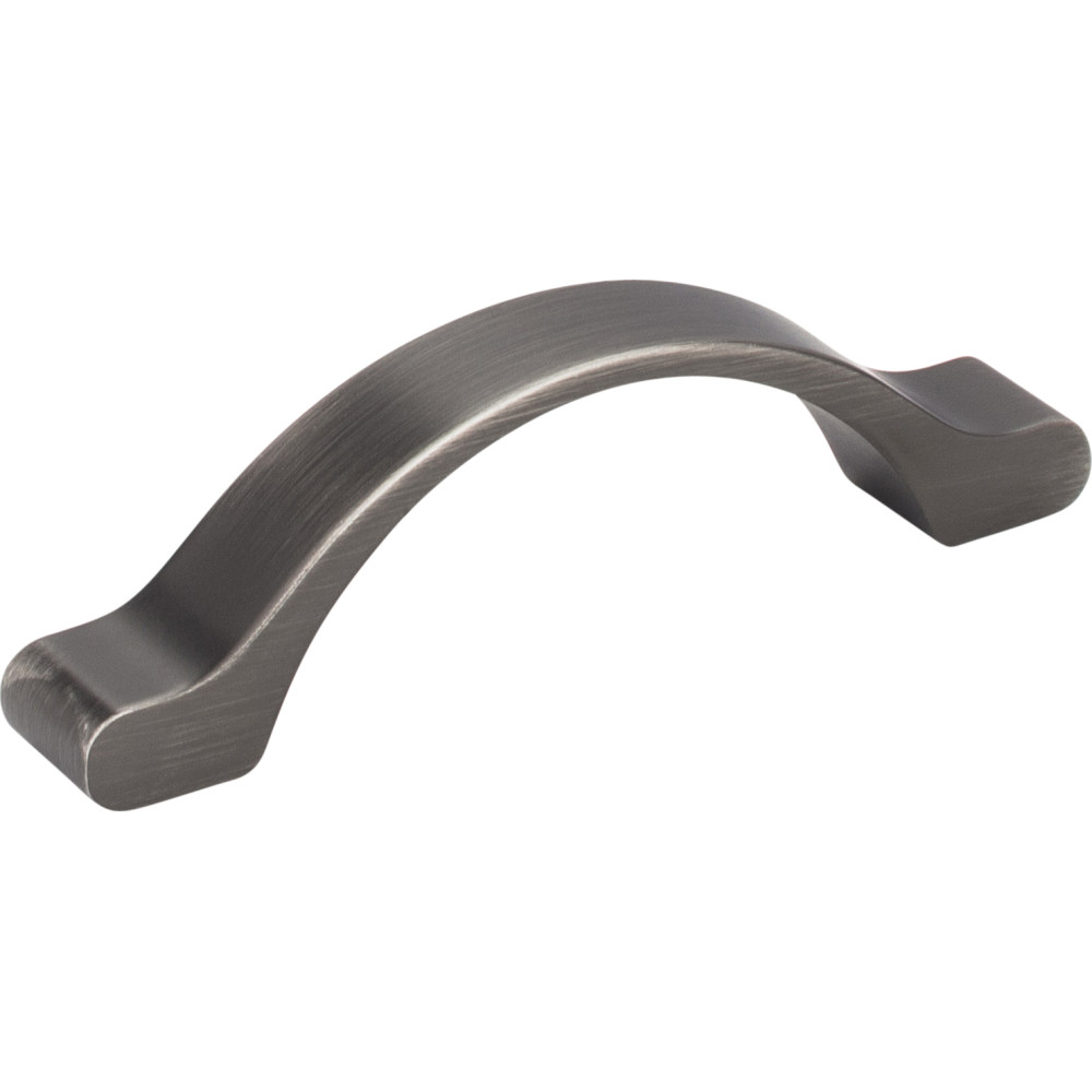 Hardware Resources 511-3BNBDL 4-1/16" Overall Length Cabinet Pull in Brushed Pewter