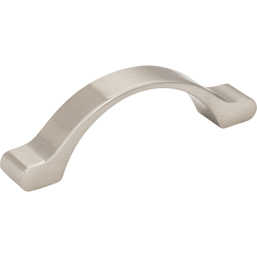 Hardware Resources 511-3SN 4-1/16" Overall Length Cabinet Pull in Satin Nickel