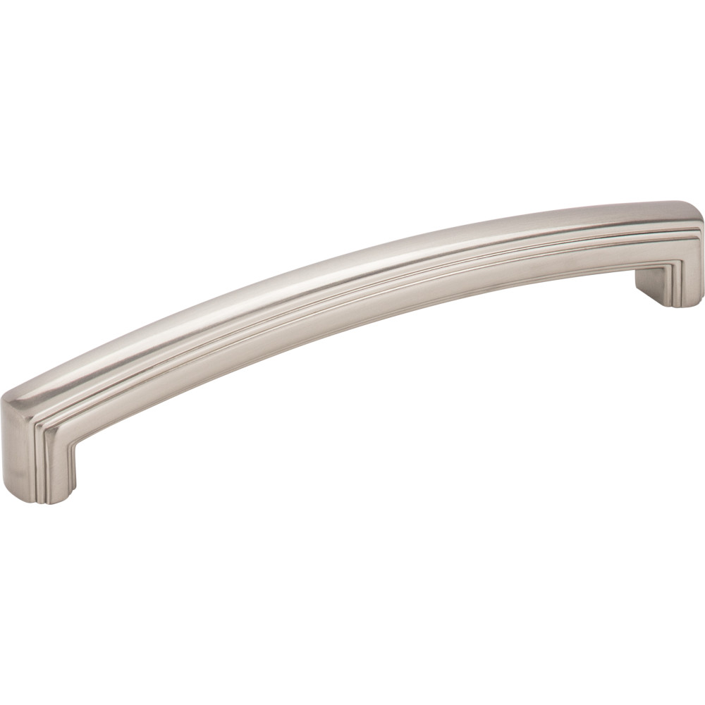 Jeffrey Alexander by Hardware Resources 519-160SN 6-13/16" Overall Length Zinc Die Cast Cabinet Pull (drawer h