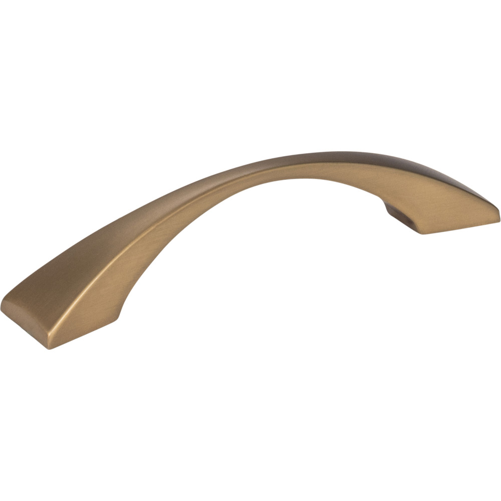 Hardware Resources 525-96SBZ Glendale 4-15/16" Overall Length Decorative Cabinet Pull 96 mm center-to-center in Satin Bronze