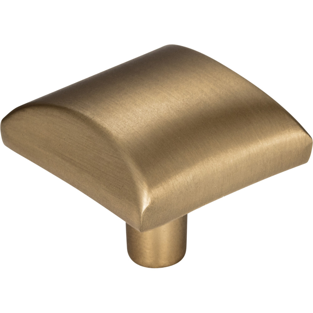 Hardware Resources 525SBZ Glendale 1-1/8" Overall Length Square Cabinet Knob in Satin Bronze