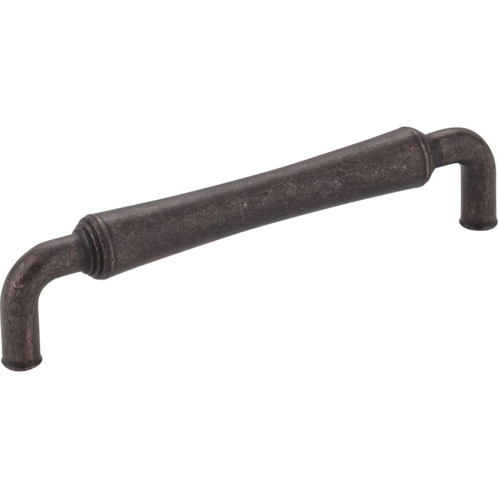 Jeffrey Alexander by Hardware Resources 537-128DMAC 5-7/16" Overall Length Gavel Cabinet Pull. Holes are 128mm c