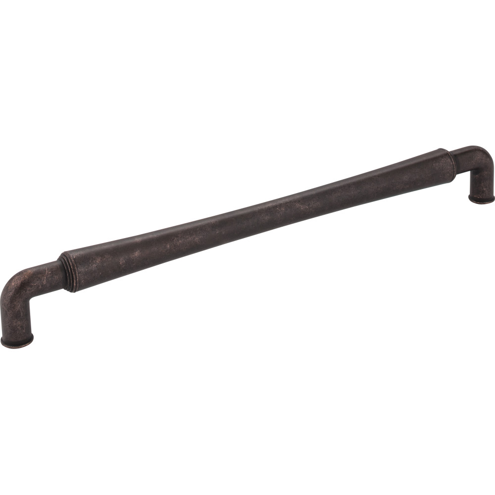 Jeffrey Alexander by Hardware Resources 537-12DMAC 12-11/16" Overall Length Gavel Appliance Pull. Holes are 12"