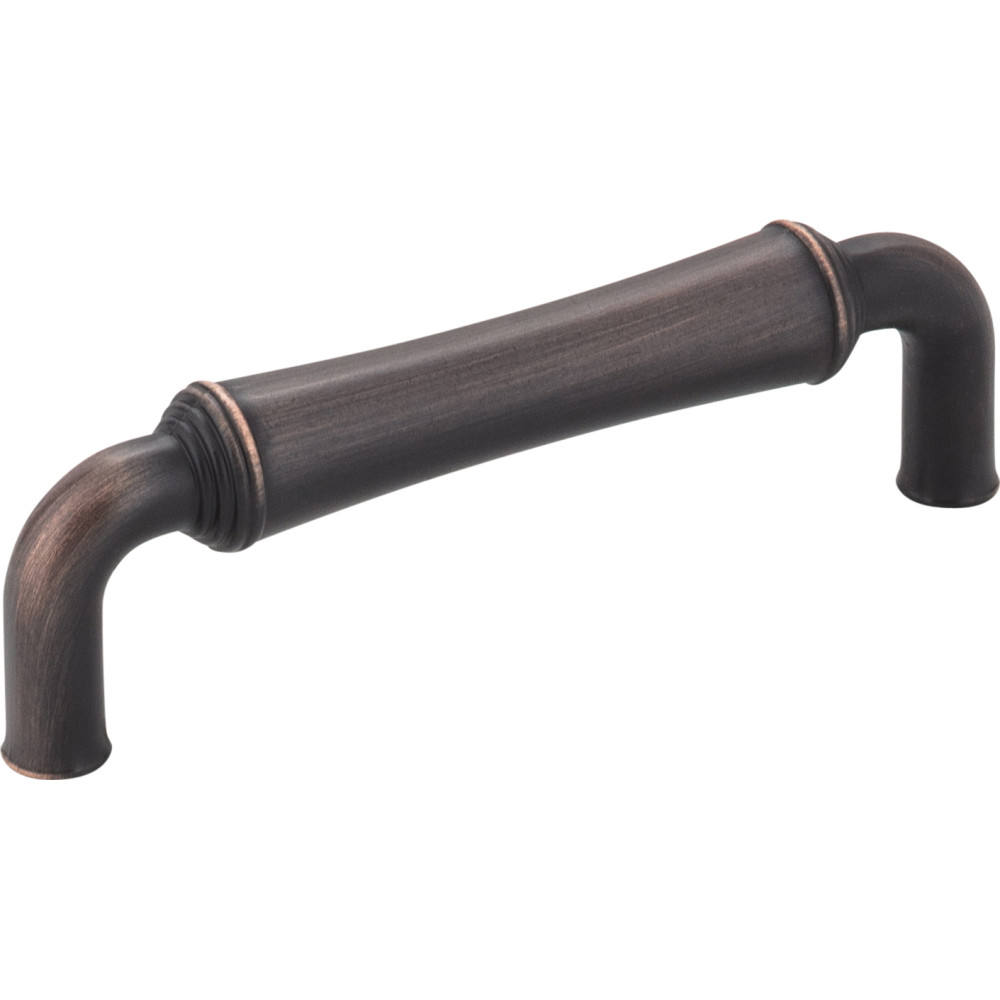 Jeffrey Alexander by Hardware Resources 537DBAC 4-3/16" Overall Length Gavel Cabinet Pull. Holes are 96mm ce