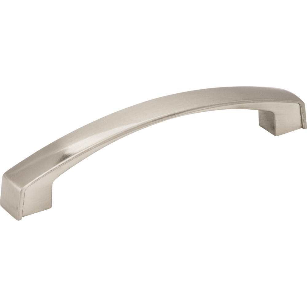 Jeffrey Alexander by Hardware Resources 549-128SN 5-1/2" Overall Length Cabinet Pull. Holes are 128mm center-t