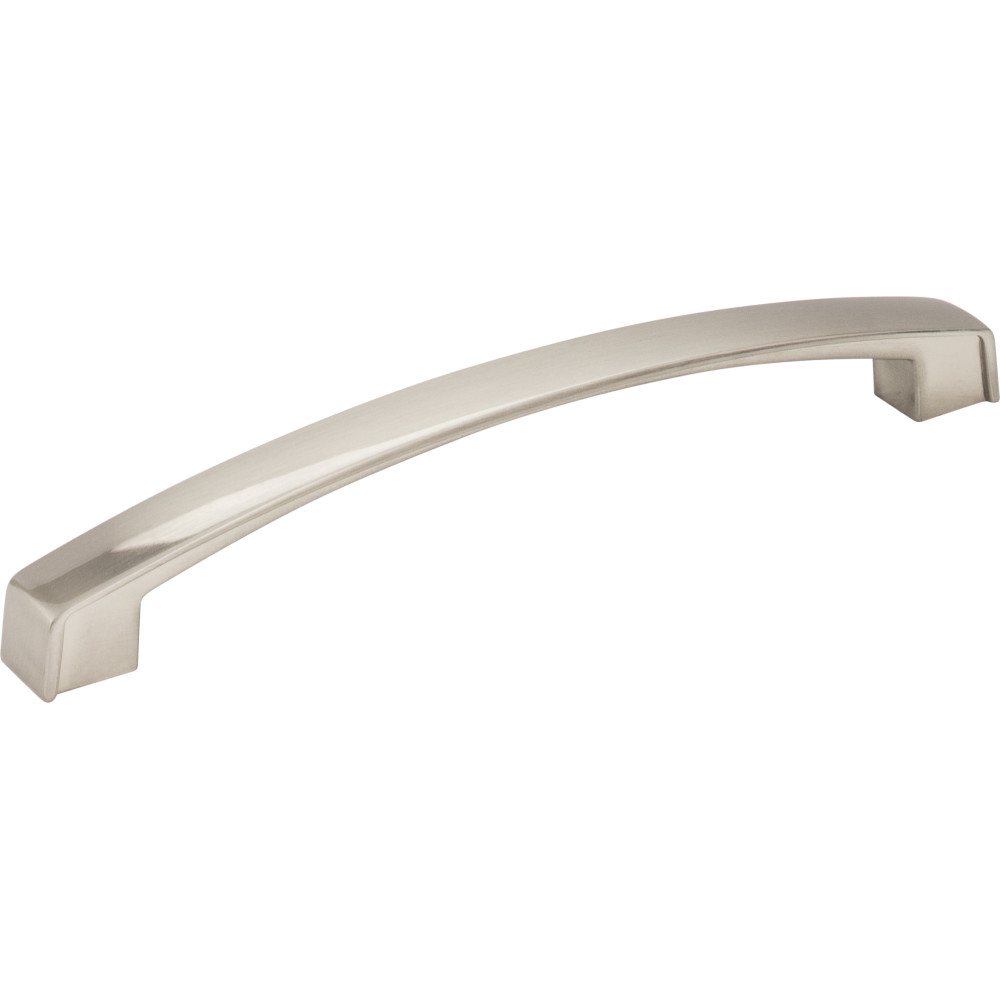 Jeffrey Alexander by Hardware Resources 549-160SN 6-3/4" Overall Length Cabinet Pull. Holes are 160mm center-t