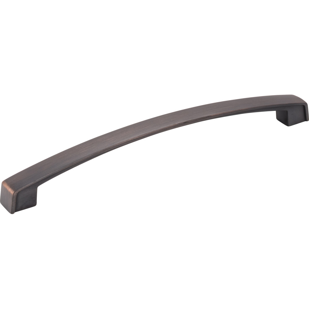 Jeffrey Alexander by Hardware Resources 549-192DBAC 8" Overall Length Cabinet Pull. Holes are 192mm center-to-ce
