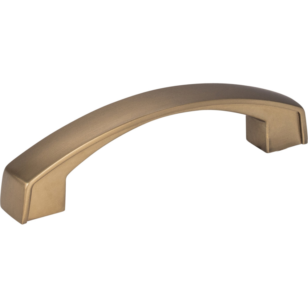 Hardware Resources 549-96SBZ Merrick 4-3/16" Overall Length Cabinet Pull in Satin Bronze
