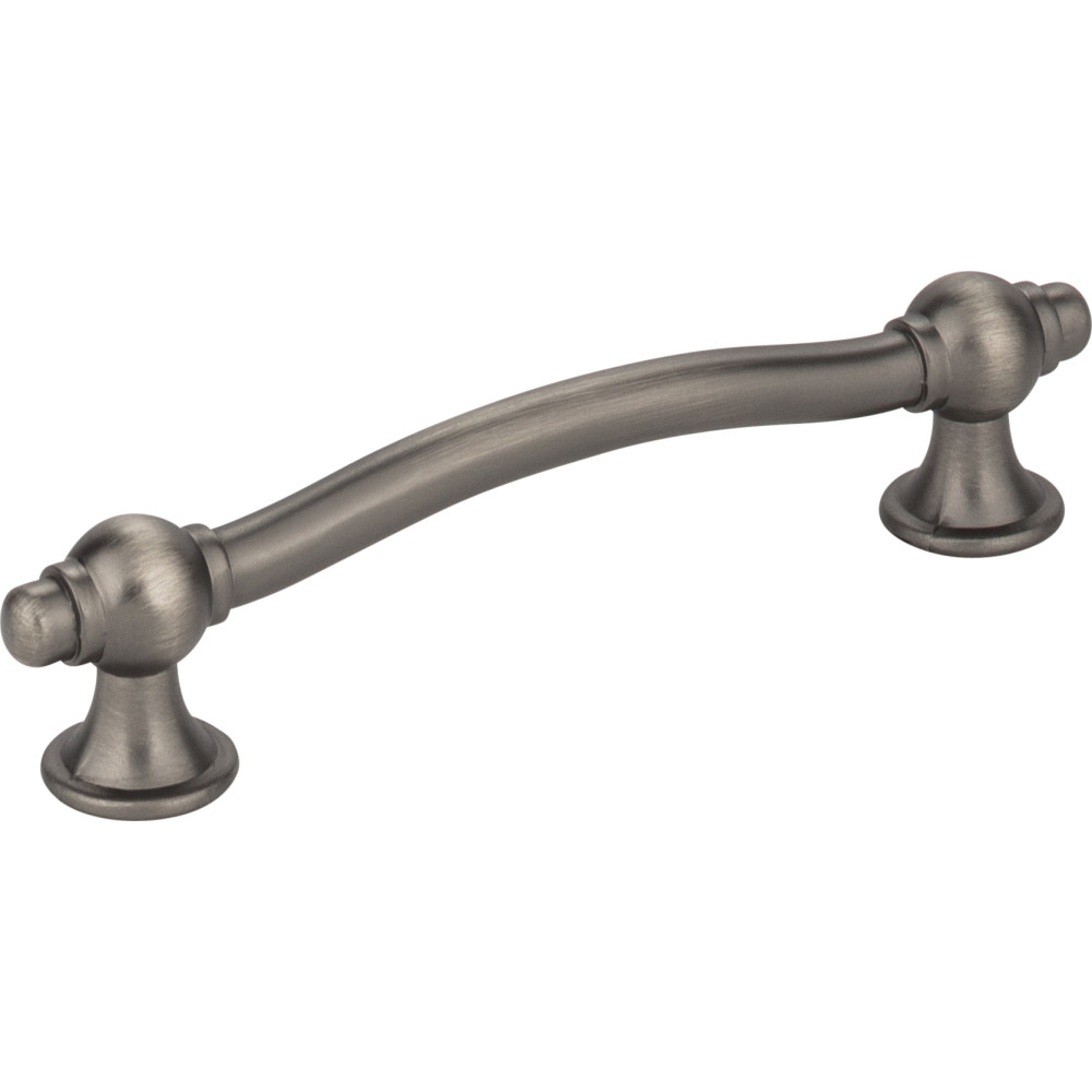 Elements by Hardware Resources 575-96BNBDL 4-7/8" OL Modern Cabinet Pull 96mm CC with two 8/32" x 1" sc