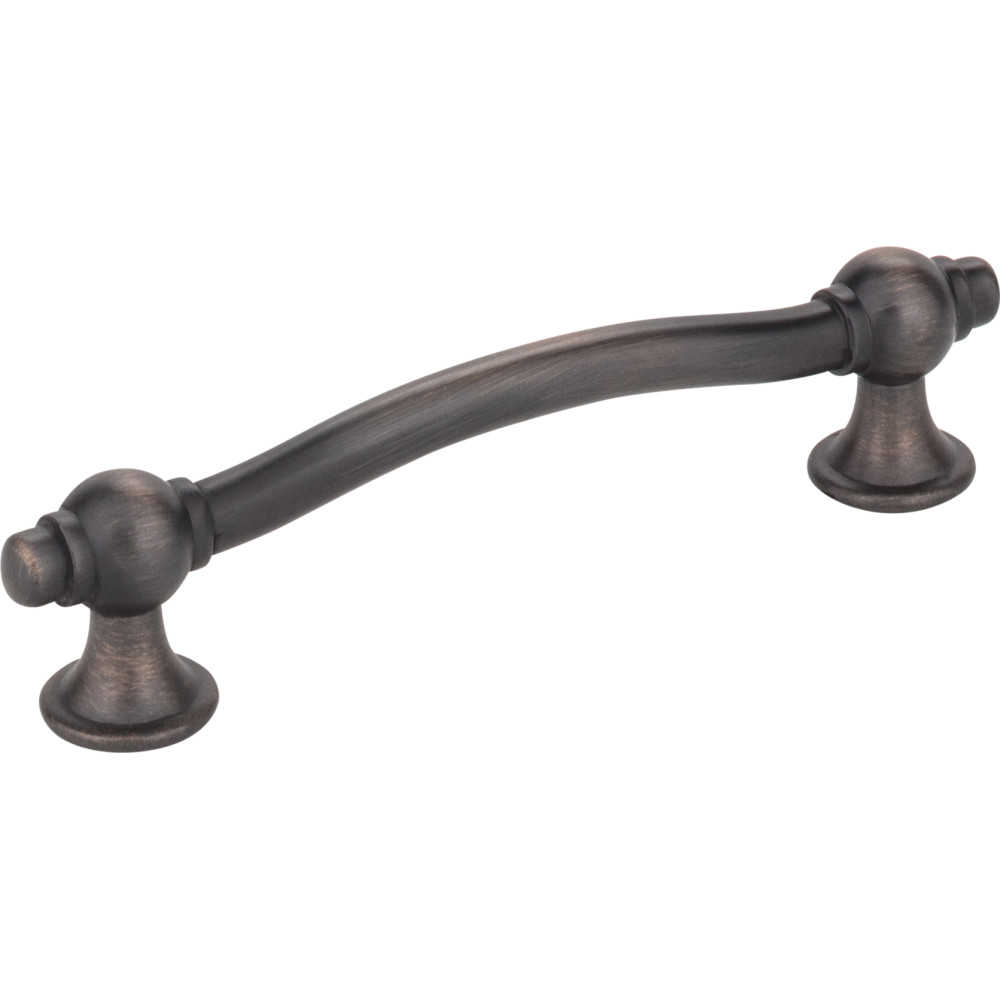 Elements by Hardware Resources 575-96DBAC 4-7/8" OL Modern Cabinet Pull 96mm CC with two 8/32" x 1" sc