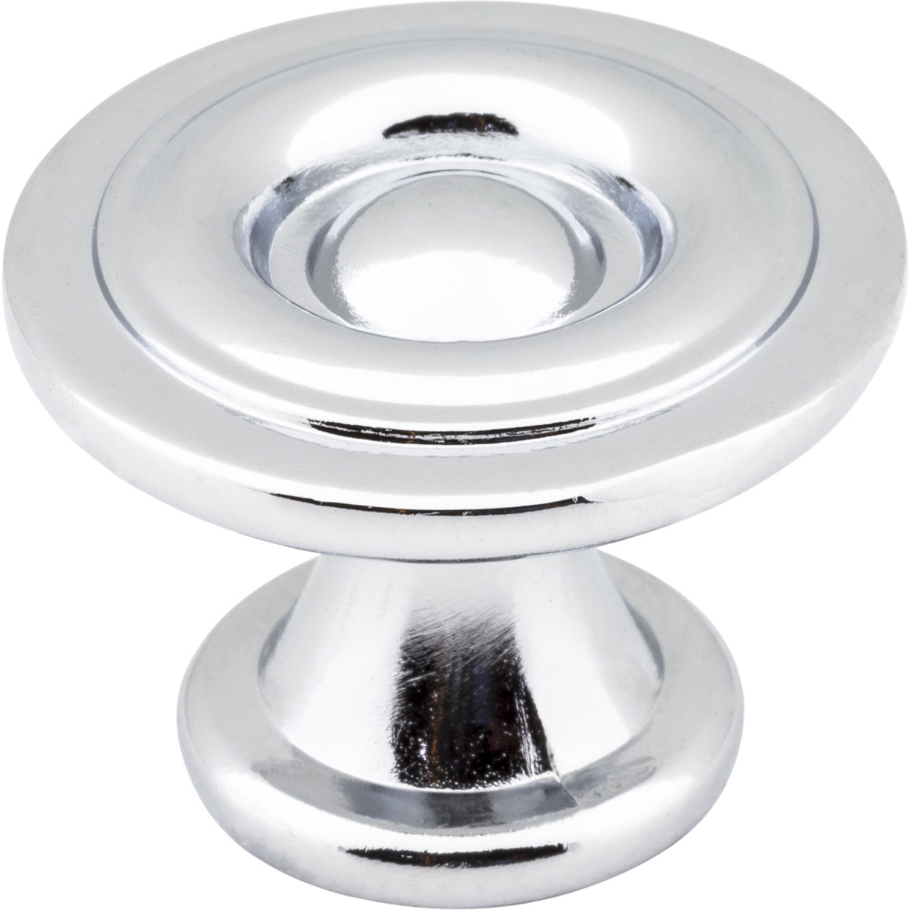 Elements by Hardware Resources 575PC 1-3/16" Dia Modern Cabinet Knob with one 8/32" x 1" screw. F
