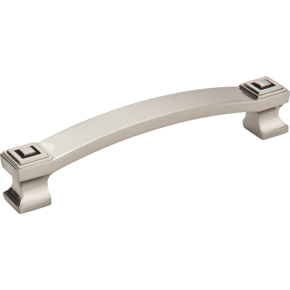 Jeffrey Alexander by Hardware Resources 585-128SN 5-13/16" Overall Length Zinc Die Cast Square Cabinet Pull.  