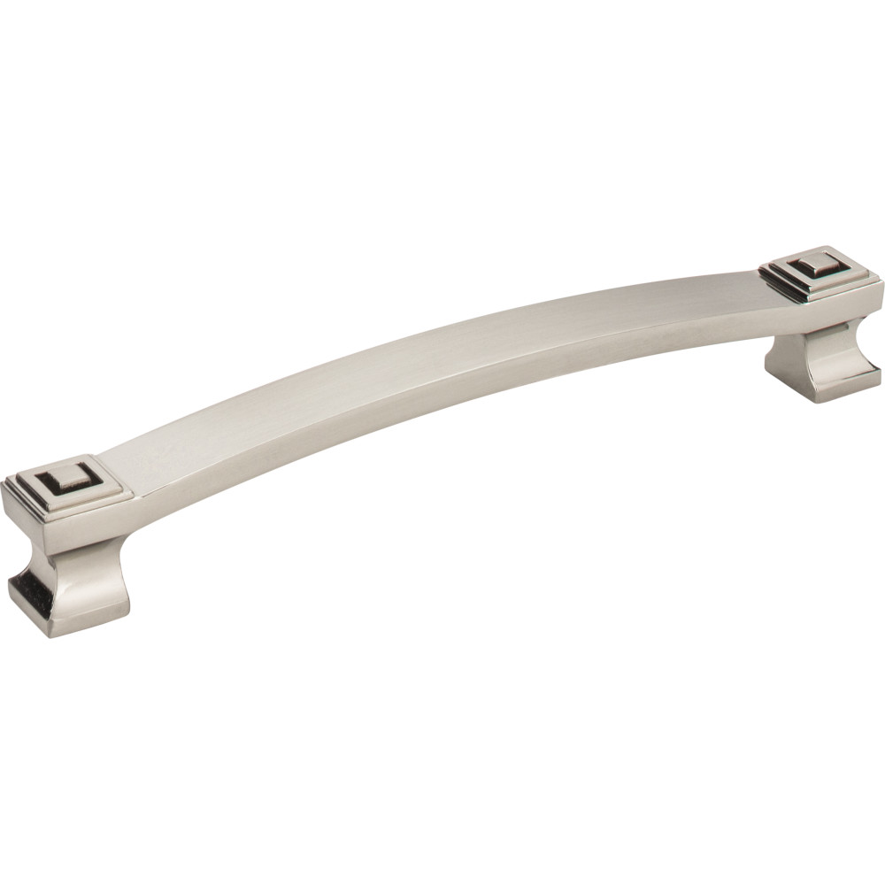 Jeffrey Alexander by Hardware Resources 585-160SN 7-1/16" Overall Length Zinc Die Cast Square Cabinet Pull.  H