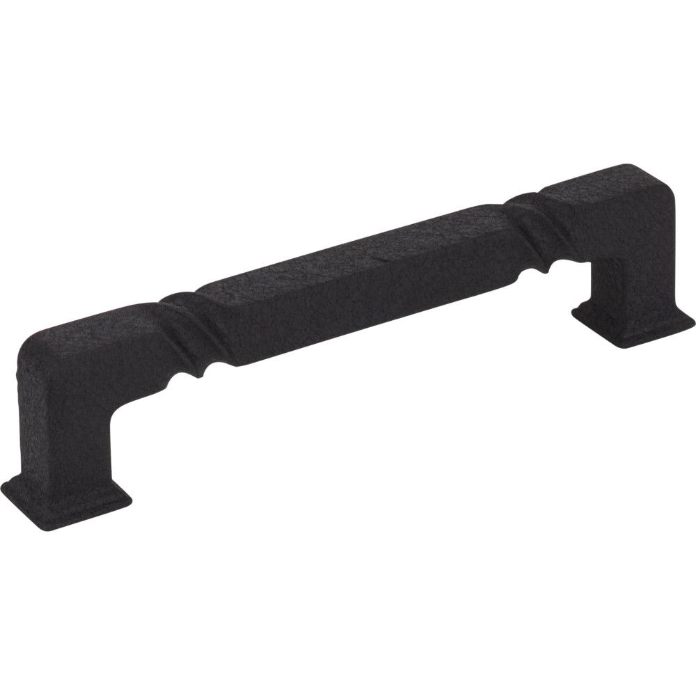 Jeffrey Alexander by Hardware Resources 602-128BLK 5-13/16" Overall Length Zinc Die Cast Rustic Cabinet Pull.  