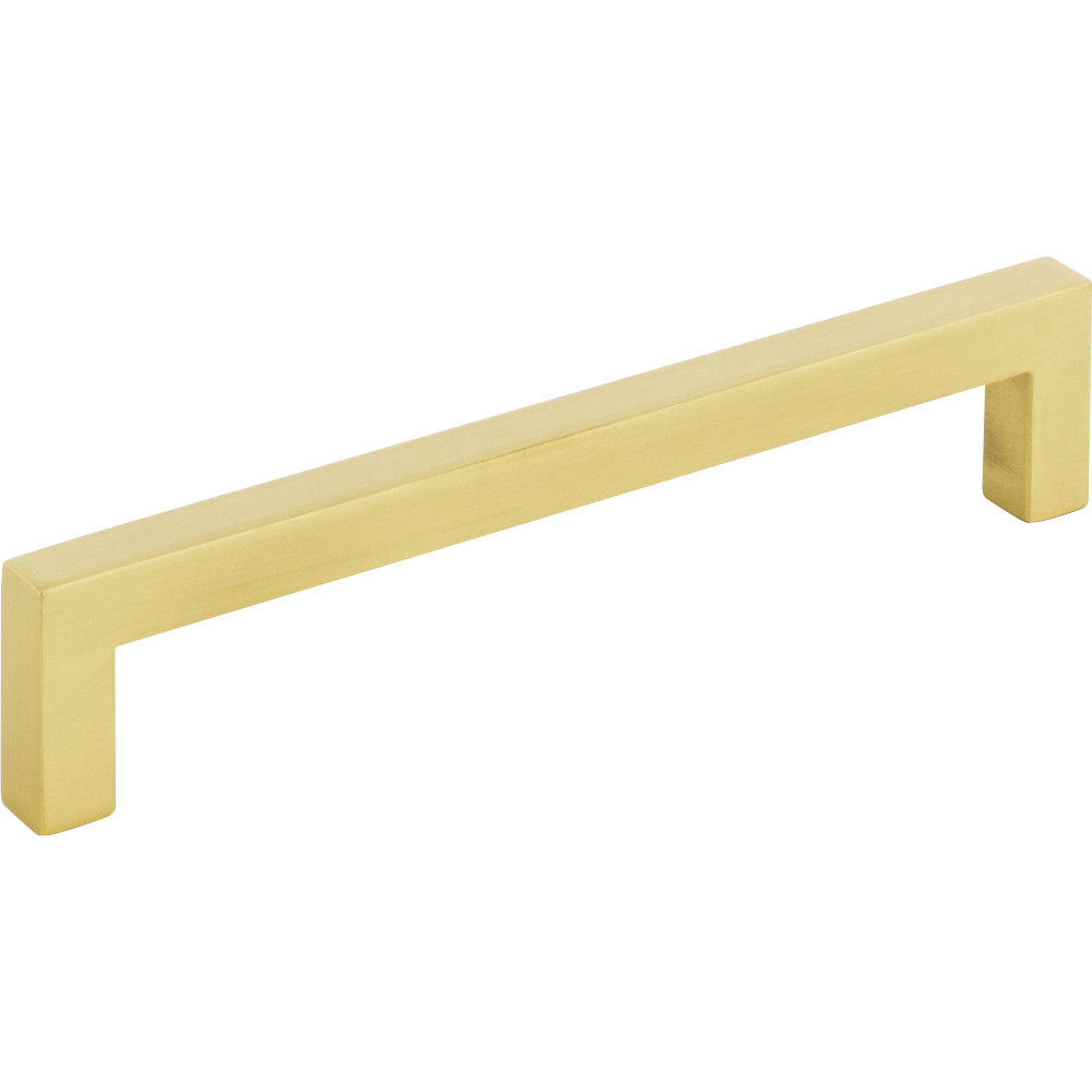 Elements by Hardware Resources 625-128BG Stanton Cabinet Pull-128 137mm Overall Length Square Cabinet Bar Pull. Holes are 128 mm center-to-center. Finish in Brushed Gold