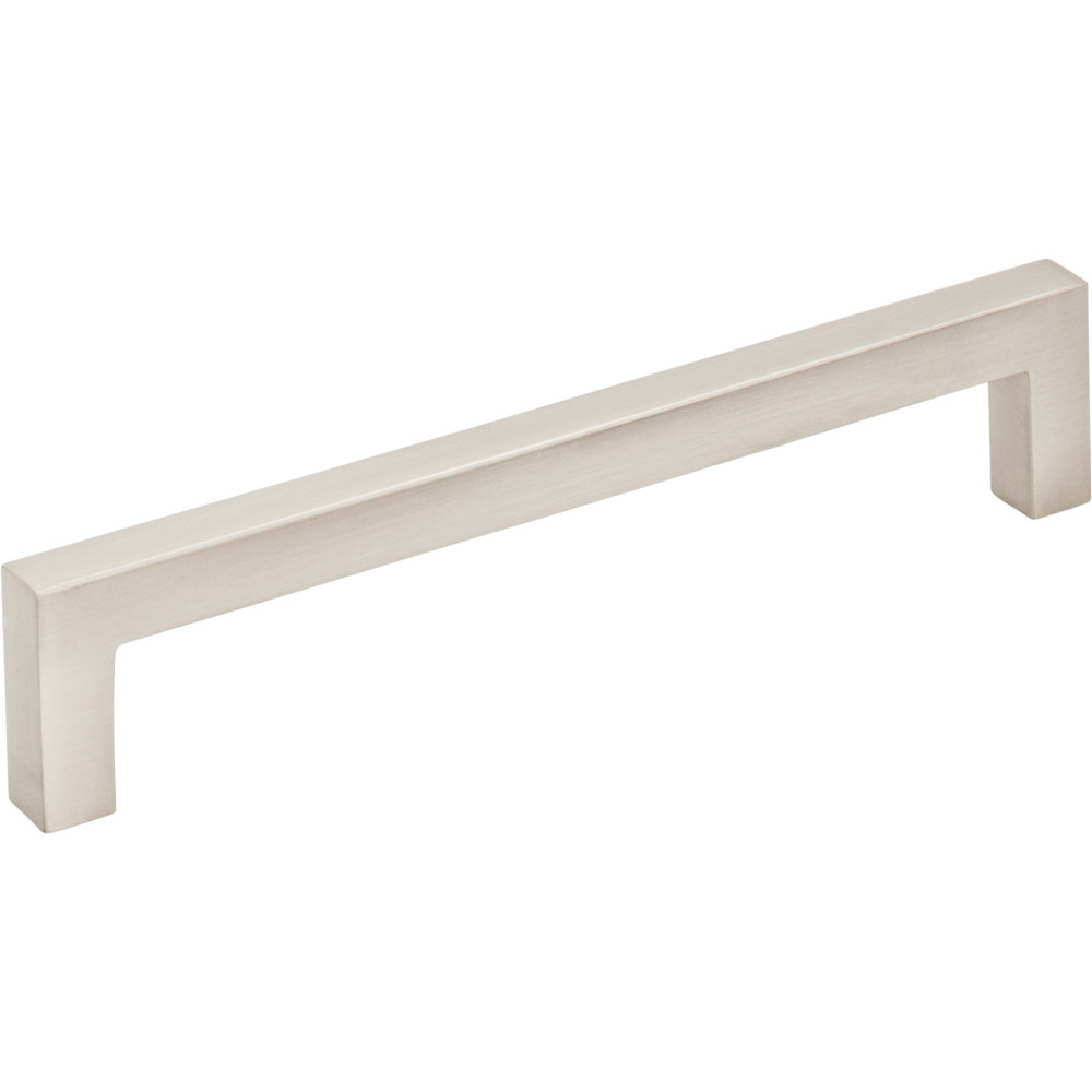 Elements by Hardware Resources 625-128SN 137mm overall length square bar pull.  Holes are 128mm cent 