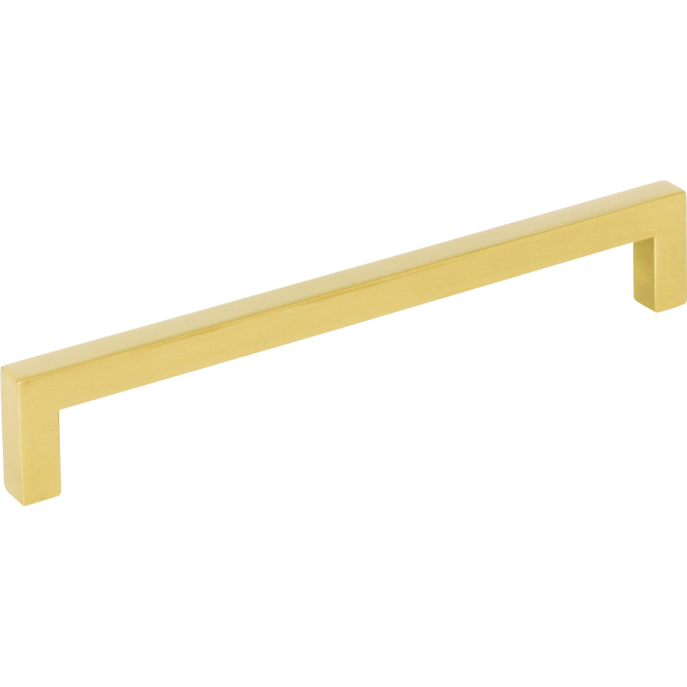Elements by Hardware Resources 625-160BG Stanton Cabinet Pull-160 169mm Overall Length Square Cabinet Bar Pull. Holes are 160 mm center-to-center. Finish in Brushed Gold