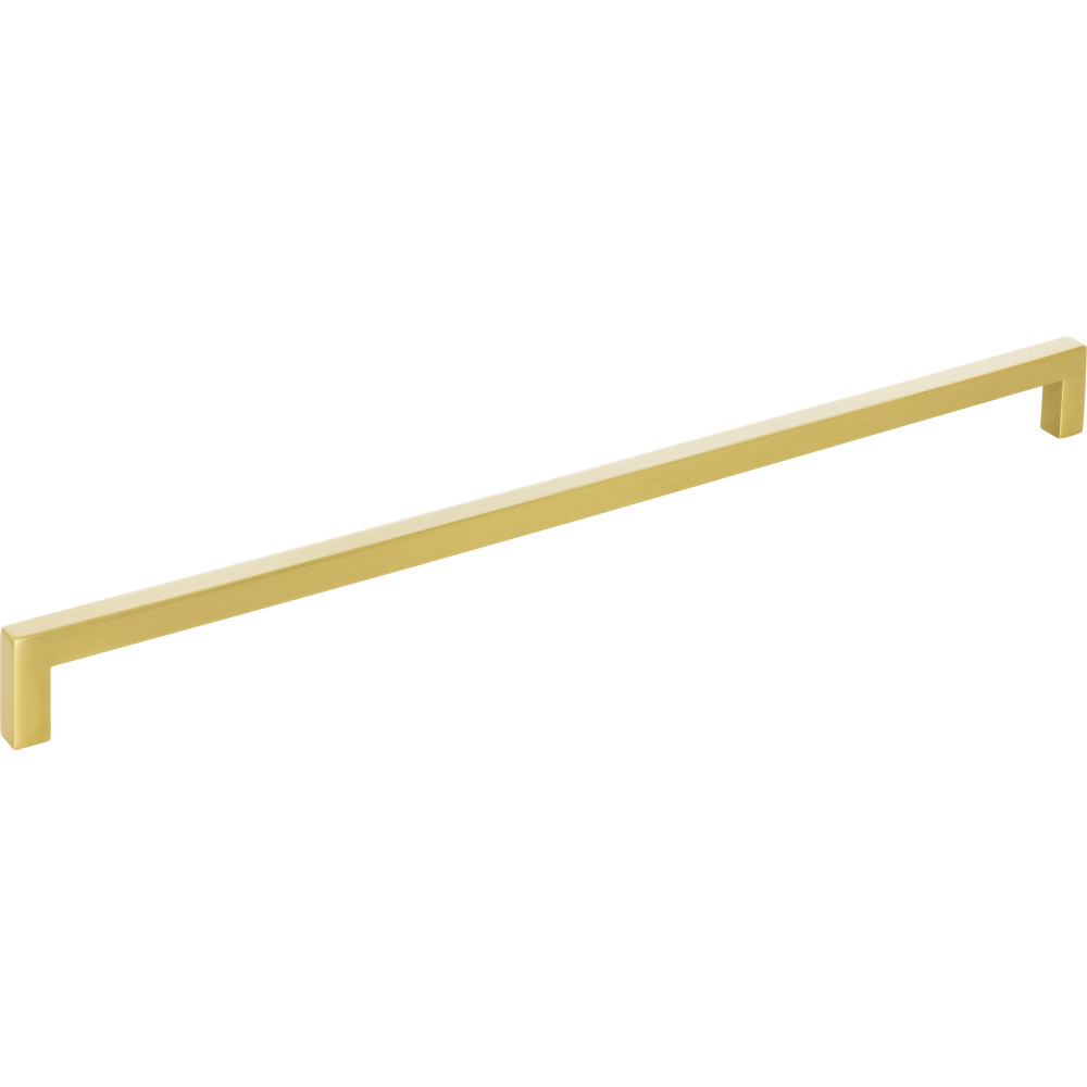 Elements by Hardware Resources 625-320BG Stanton Cabinet Pull-320 329mm Overall Length Square Cabinet Bar Pull. Holes are 320mm center-to-center. Finish in Brushed Gold