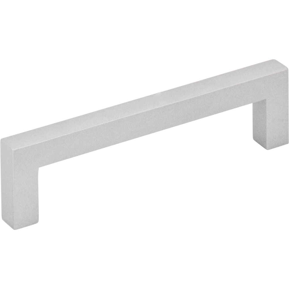 Elements by Hardware Resources 625-96MS 105mm overall length square bar pull.  Holes are 96mm cente 