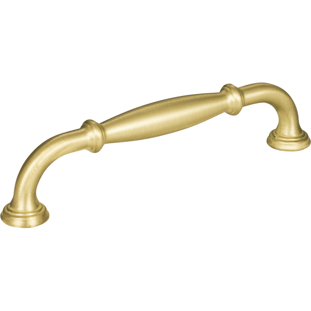 Hardware Resources 658-128BG Tiffany Cabinet Pull in Brushed Gold