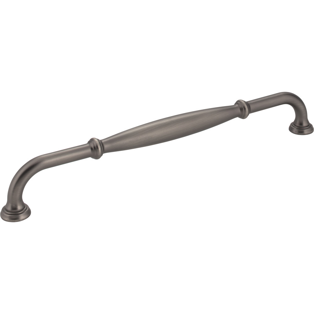 Hardware Resources 658-12BNBDL TIFFANY 13" Overall Length Cabinet Pull Finish: Brushed Pewter