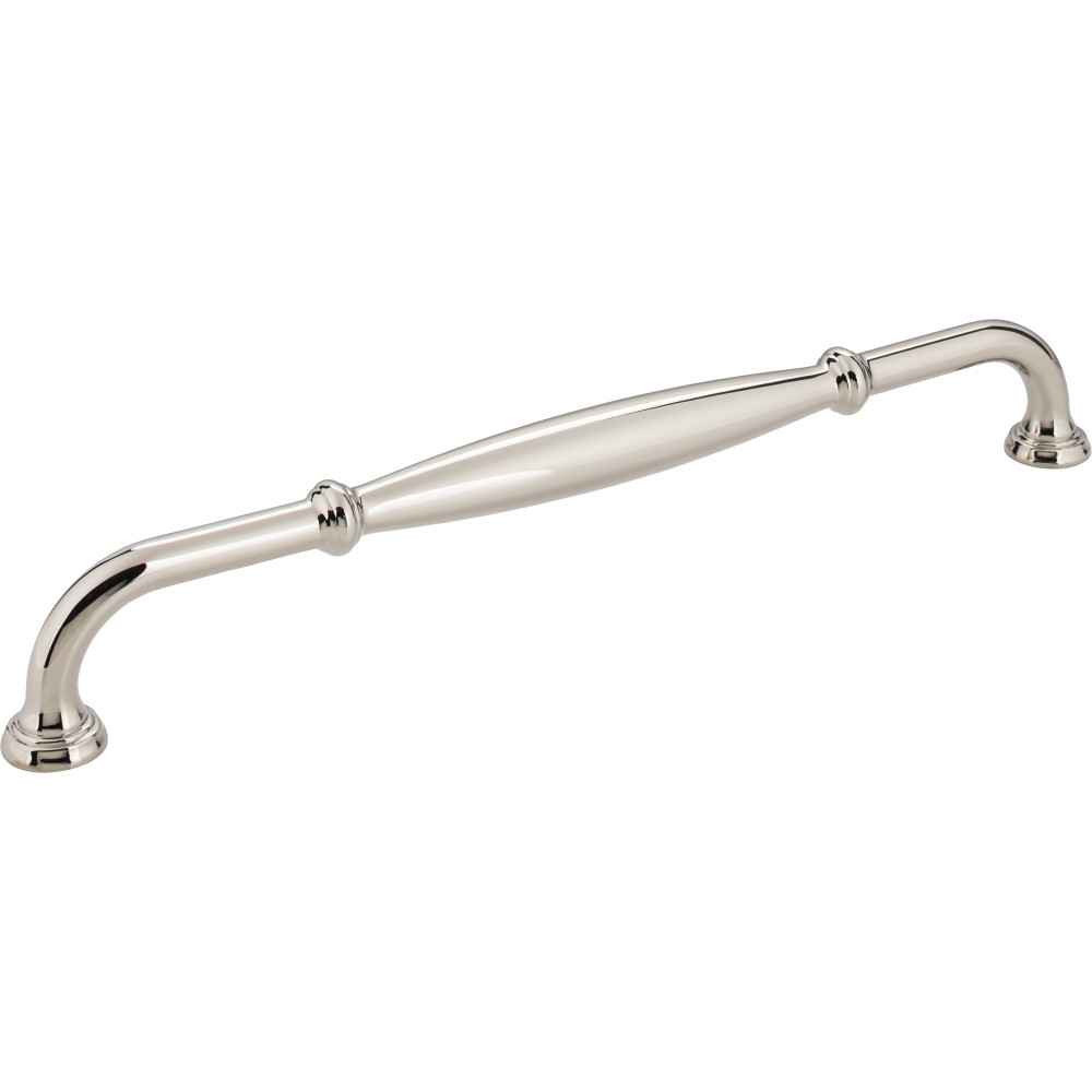 Hardware Resources 658-12NI TIFFANY 13" Overall Length Cabinet Pull Finish: Polished Nickel