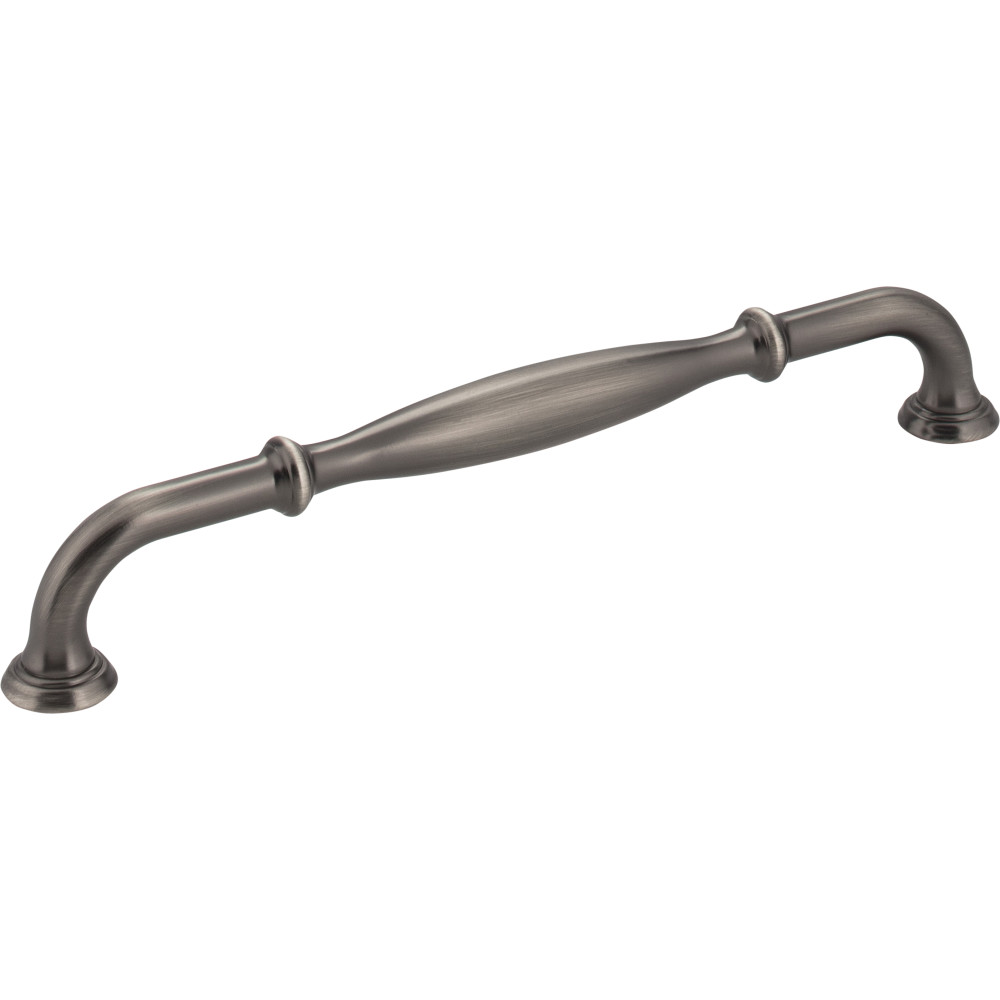 Hardware Resources 658-192BNBDL TIFFANY 8-3/8" Overall Length Cabinet Pull Finish: Brushed Pewter