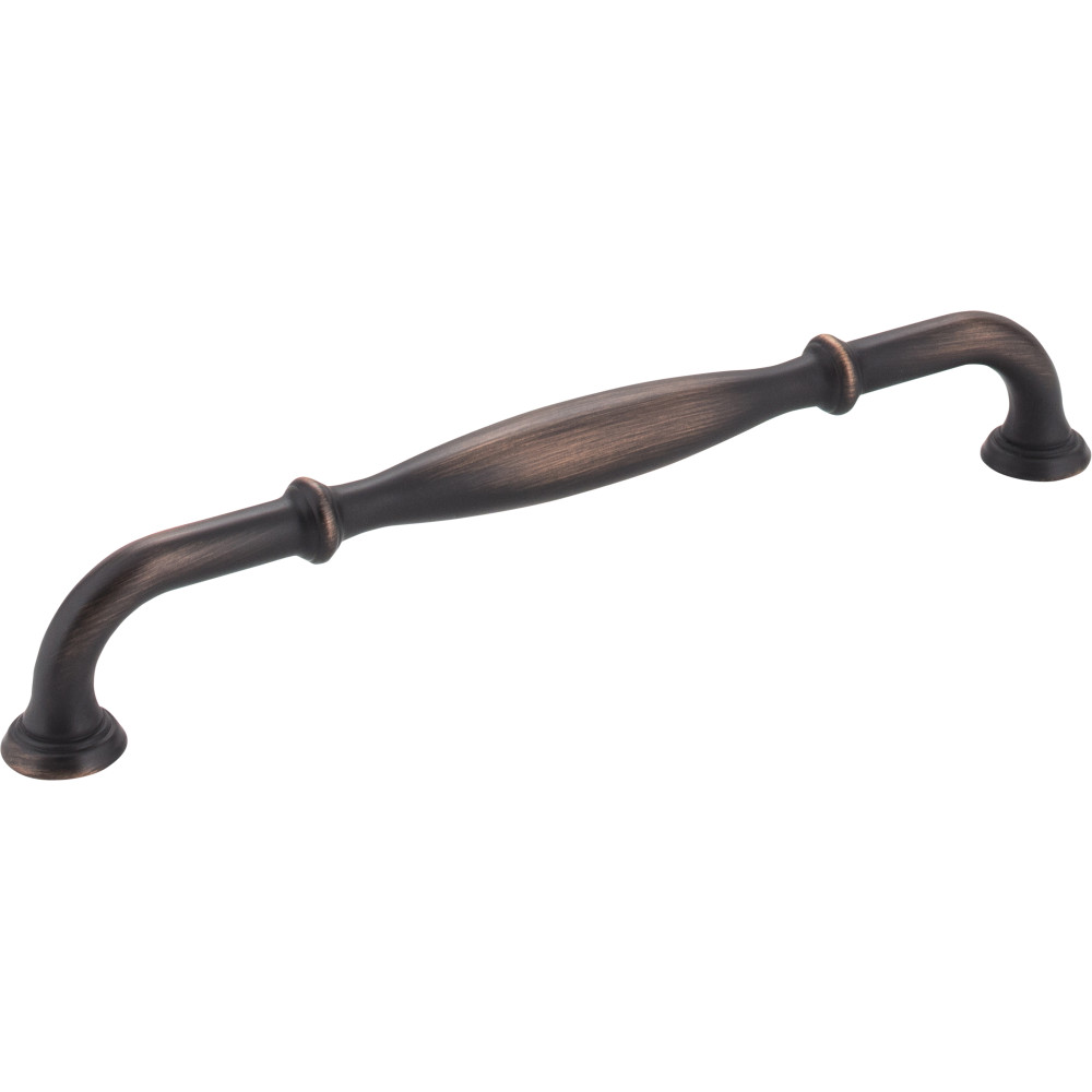 Hardware Resources 658-192DBAC TIFFANY 8-3/8" Overall Length Cabinet Pull Finish: Brushed Oil Rubbed Bronze