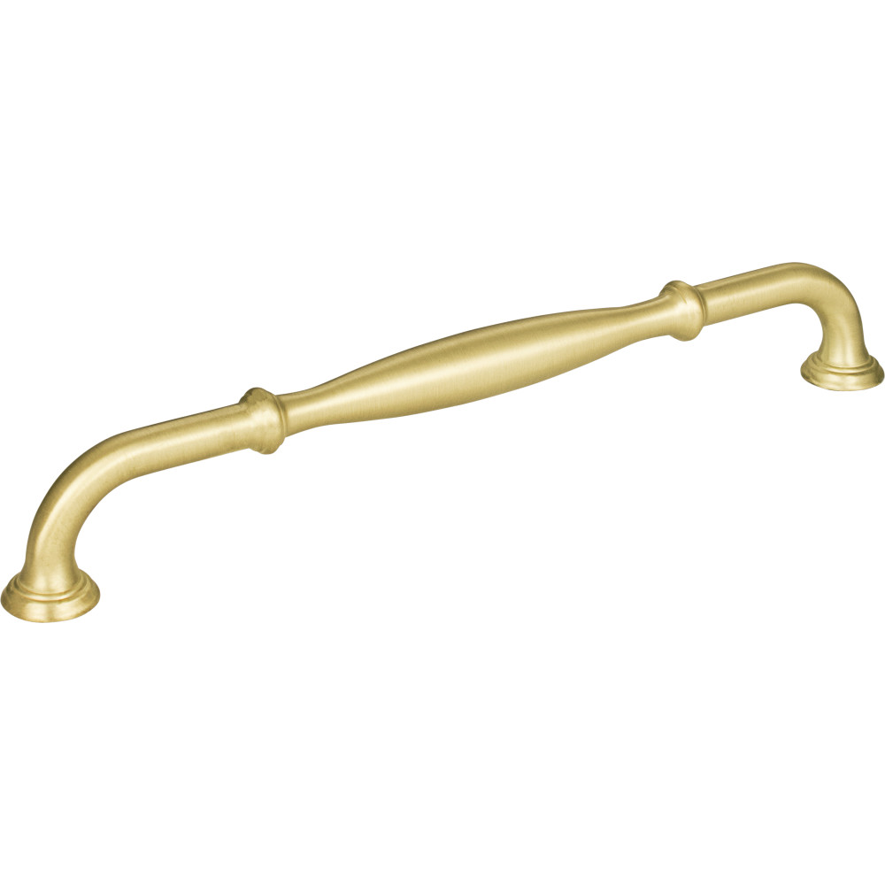 Hardware Resources 658-224BG Tiffany 9-7/8" Overall Length Cabinet Pull in Brushed Gold
