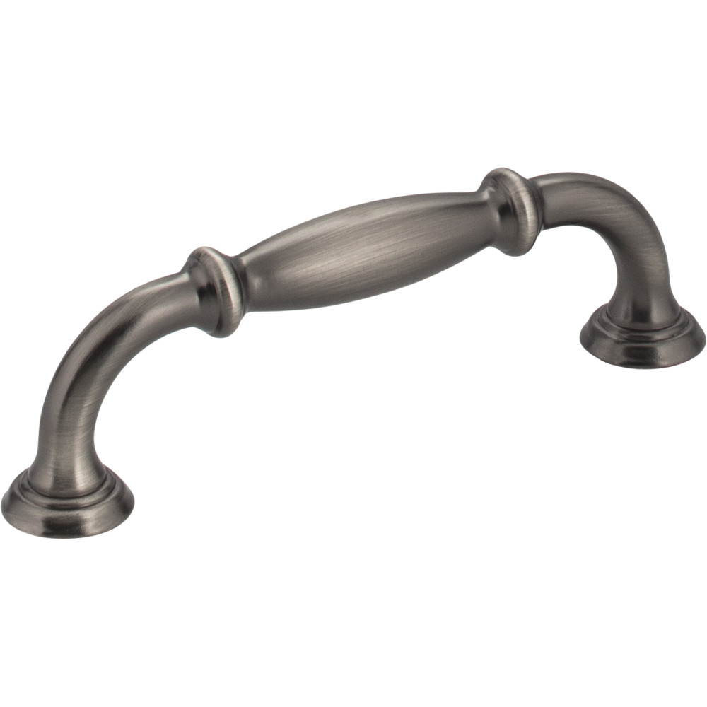 Hardware Resources 658-96BNBDL TIFFANY 4-1/2" Overall Length Cabinet Pull Finish: Brushed Pewter