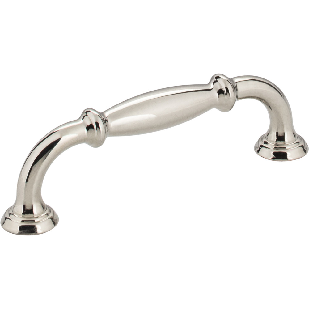 Hardware Resources 658-96NI TIFFANY 4-1/2" Overall Length Cabinet Pull Finish: Polished Nickel