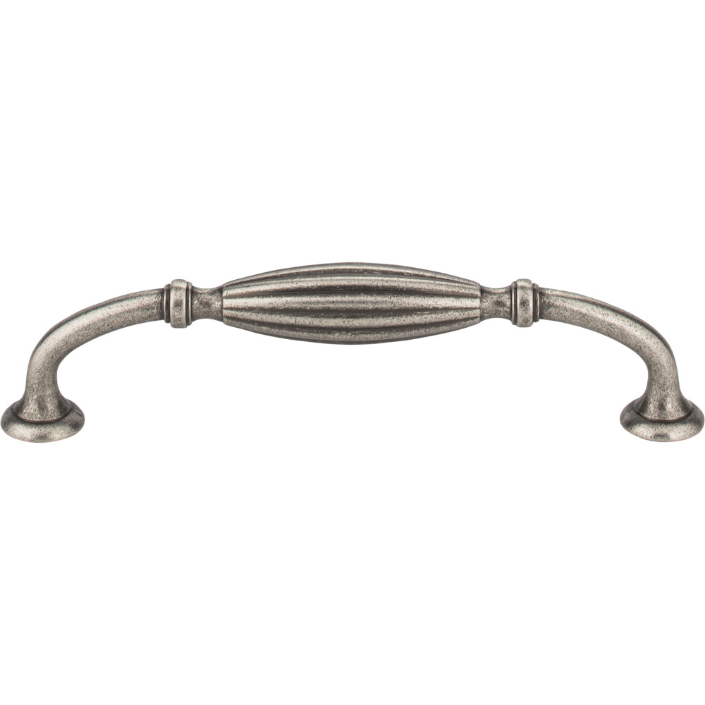 Jeffrey Alexander by Hardware Resources 718BNMDL 5-3/4" Overall Length Ribbed Cabinet Pull. Holes are 5" (128