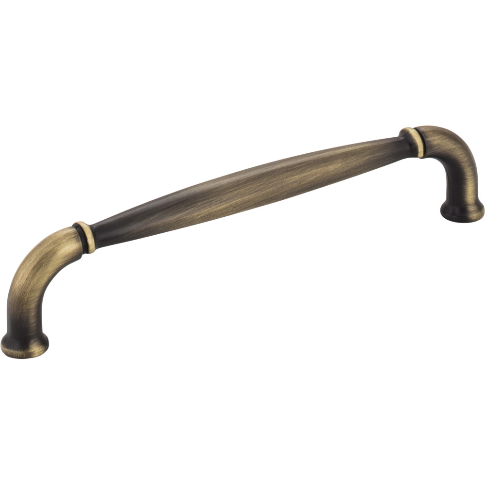 Jeffrey Alexander by Hardware Resources 737-128ABSB 5-1/2" Overall Length Cabinet Pull (drawer pull). Hole      