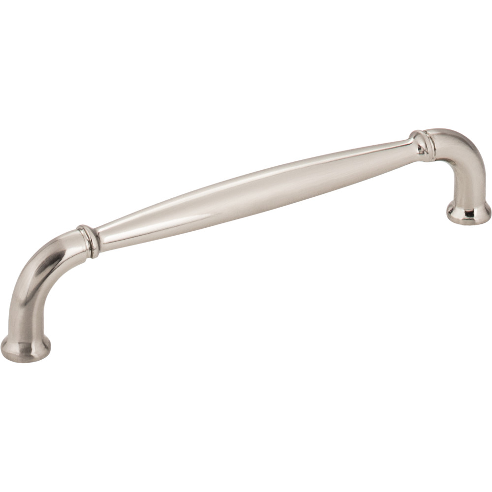 Jeffrey Alexander by Hardware Resources 737-128SN 5-1/2" Overall Length Cabinet Pull (drawer pull). Holes are 