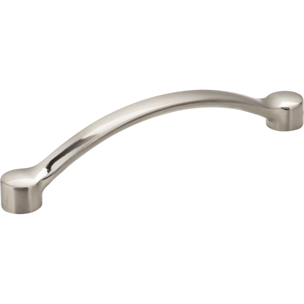 Elements by Hardware Resources 745-128SN 5-1/2" OL Decorative Cabinet Pull 128mm CC with two 8/32" x 