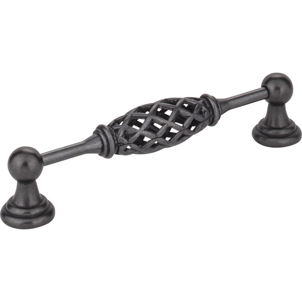 Jeffrey Alexander by Hardware Resources 749-128B-DACM 5-15/16" Overall Length Birdcage Cabinet Pull. Holes are 128