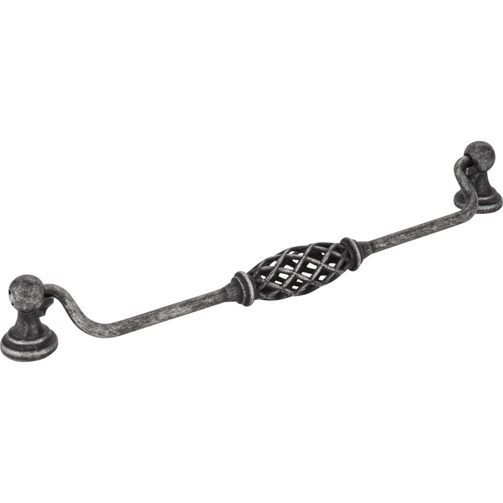 Jeffrey Alexander by Hardware Resources 749-224SIM 9-3/4" OL Birdcage Pull w/backplates 224mm CC with two      