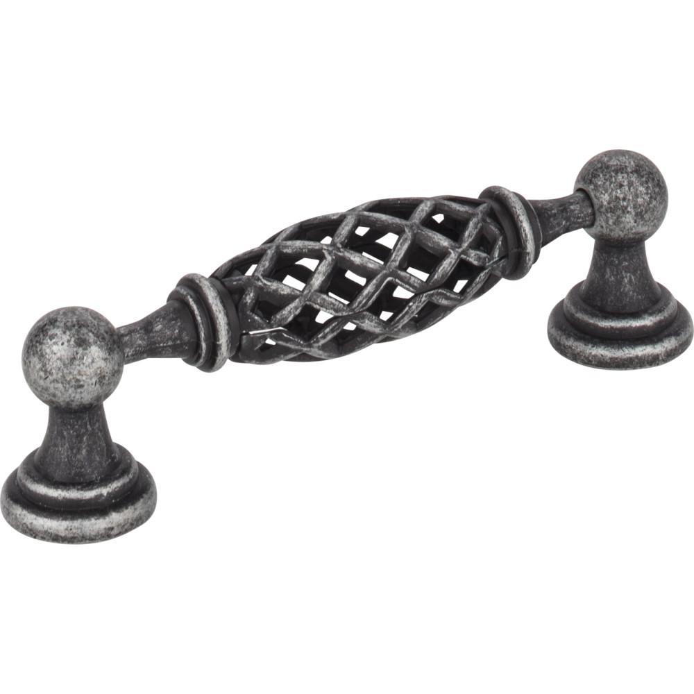 Jeffrey Alexander by Hardware Resources 749-96B-SIM 4-11/16" Overall Length Birdcage Cabinet Pull. Holes are 96m