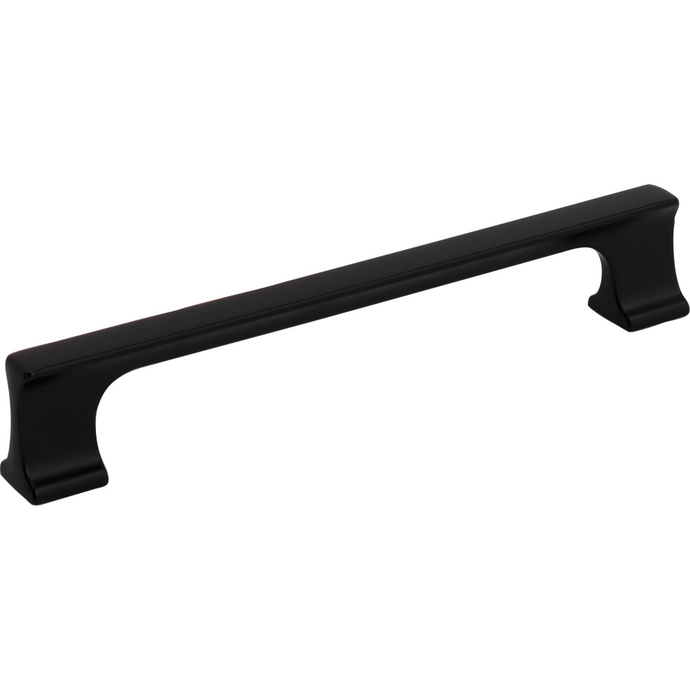 Hardware Resources 752-160MB 7-1/16" Overall Length Sullivan Cabinet Pull, 96mm Center to Center in Matte Black